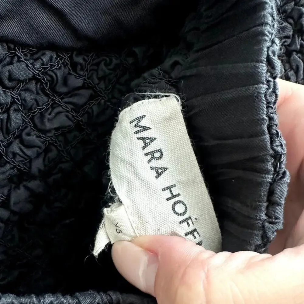 Mara Hoffman Mona Strapless Scrunch Rosette Midi Dress - Picture 8 of 8